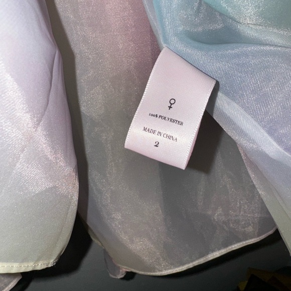 Selkie rainbow puff dresss original rainbow bow first release HTF number size 2 - Picture 9 of 12